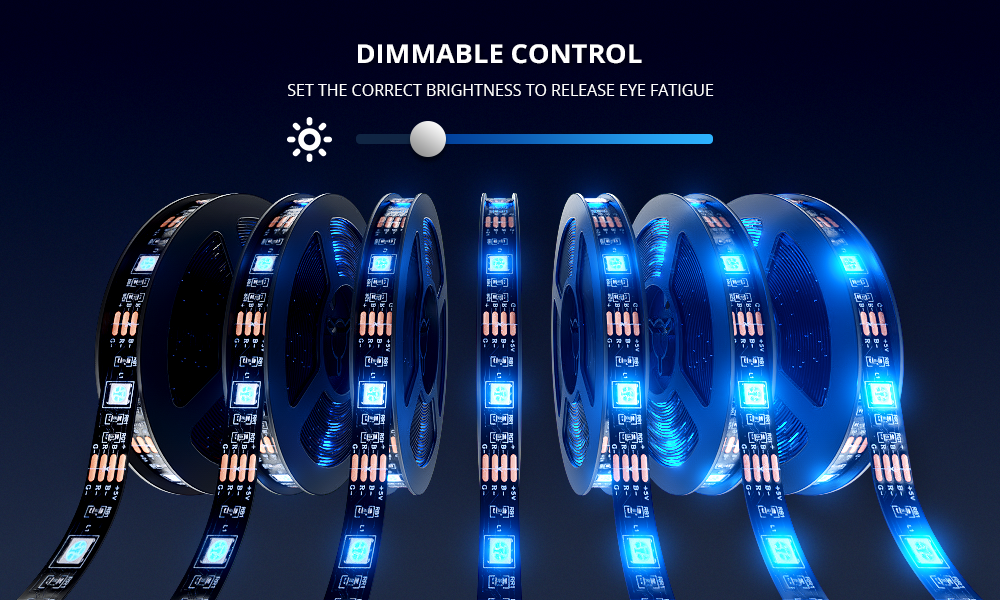 LED Strip Light,Bluetooth APP Control, Background Decoration Christmas