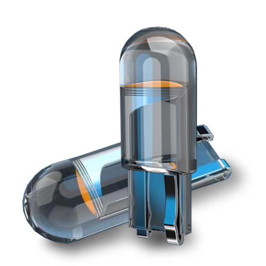 Newest W5W Led T10 Car Light COB Glass 6000K White Auto Automobiles License Plate Lamp Dome Light Reading Bulb