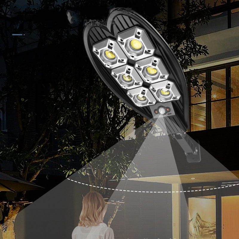 Solar LED Street Light Waterproof Smart Remote Control PIR Motion Sensor Lamp