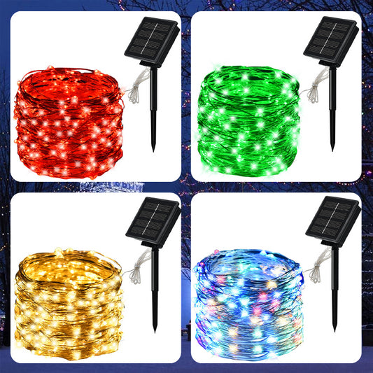 LED Solar Strip Light Fairy Outdoor Party Decor.