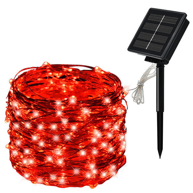LED Solar Strip Light Fairy Outdoor Party Decor.