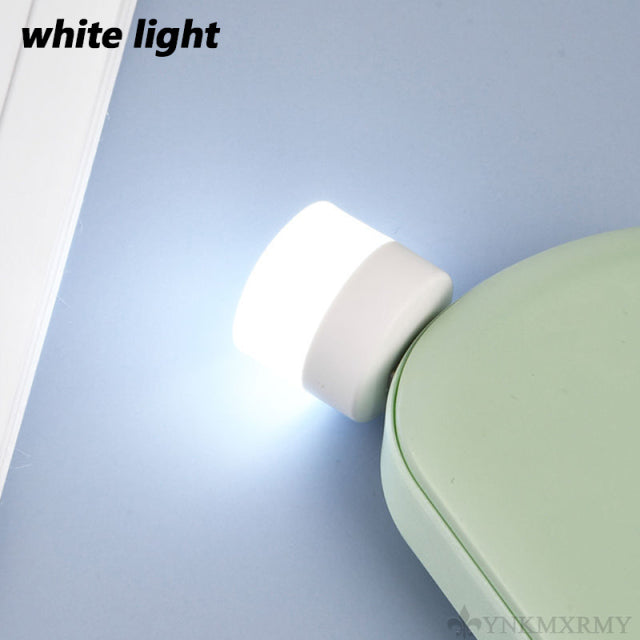 USB Plug Lamp Computer Mobile Power Charging USB Reading Light