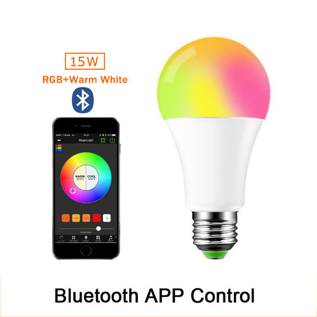 Bluetooth  LED Bulb Lights Changeable Colorful LED Lamp