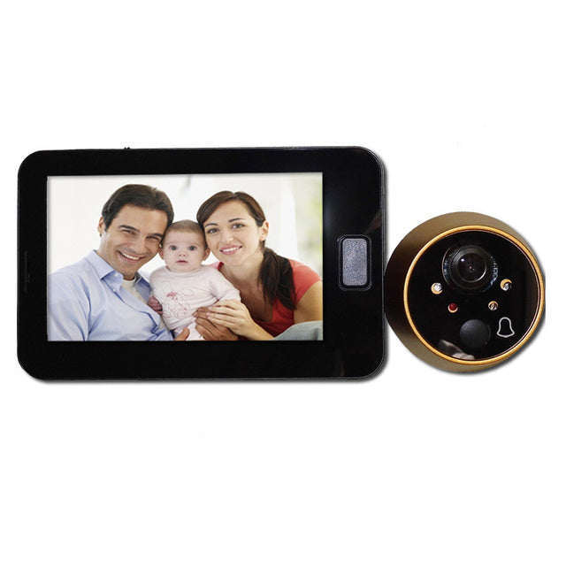 Peephole Door Camera 4.3 Inch Color Screen With Electronic Doorbell