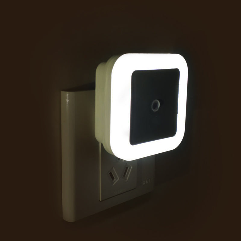 LED Night Light Mini Light Sensor Control 110V 220V EU US Plug Nightlight Lamp