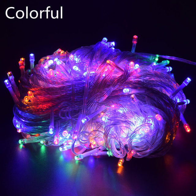 holiday Led christmas lights outdoor led string lights decoration for party holiday wedding Garland