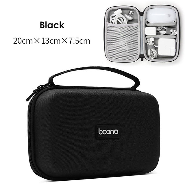 Hard Shell Digital Gadgets Storage Bag for Electronics Gadgets, Organizer Case