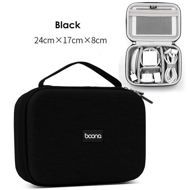 Hard Shell Digital Gadgets Storage Bag for Electronics Gadgets, Organizer Case