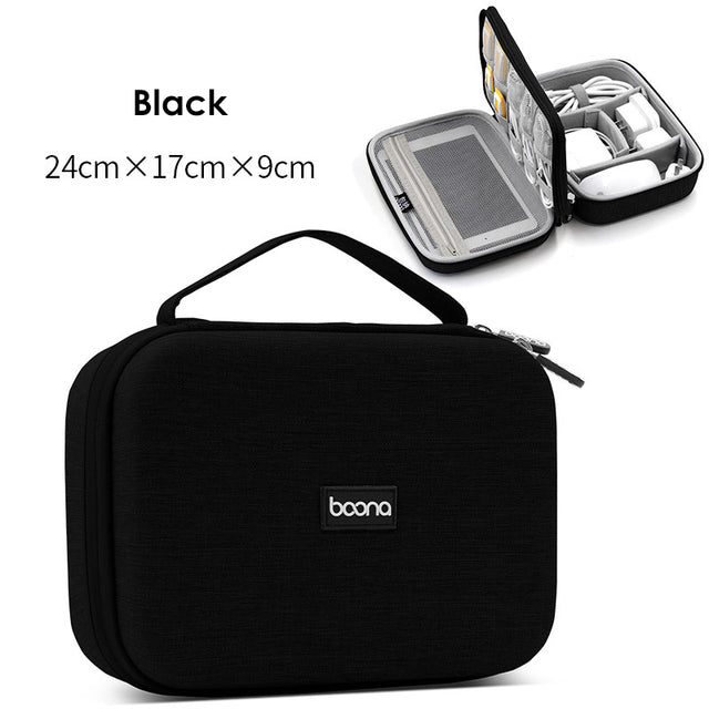 Hard Shell Digital Gadgets Storage Bag for Electronics Gadgets, Organizer Case