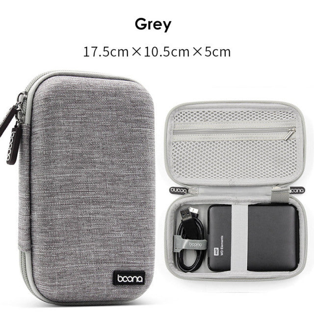 Hard Shell Digital Gadgets Storage Bag for Electronics Gadgets, Organizer Case