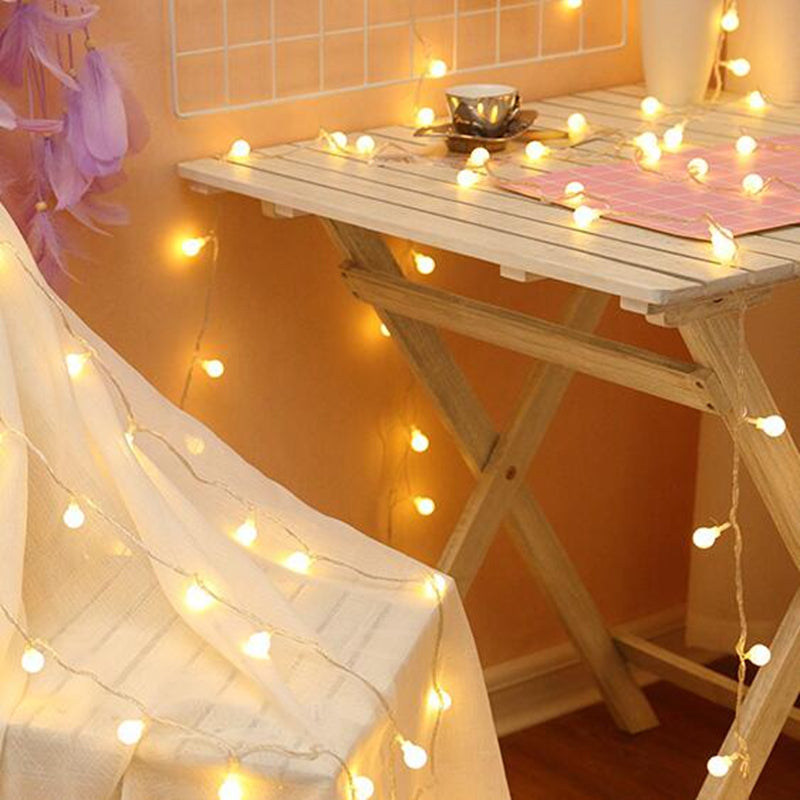 Cherry Balls LED  Fairy String Lights Battery USB 220V 110V