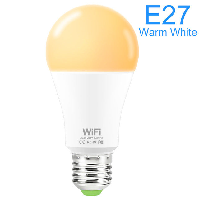 Smart WiFi Light Bulb Dimmable LED Lamp Night Light Compatible