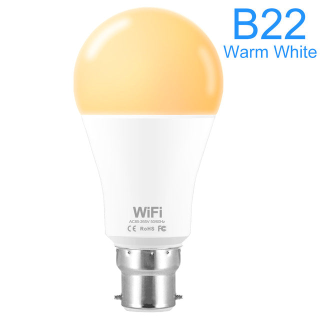 Smart WiFi Light Bulb Dimmable LED Lamp Night Light Compatible