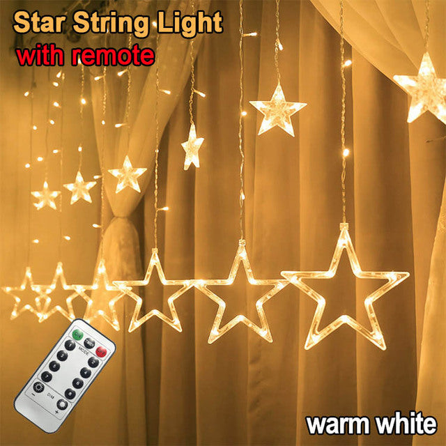 Fairy Lights Festoon Led Light String Lights Decoration Star Bulb