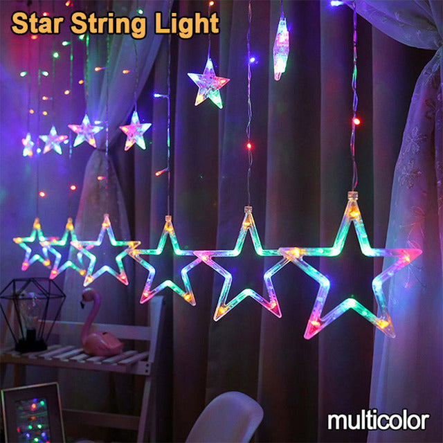 Fairy Lights Festoon Led Light String Lights Decoration Star Bulb