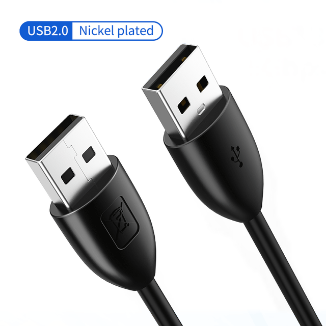 CABLETIME USB to USB A Male Cable 5Gbps USB A Male USB Extender for Radiator HardDisk