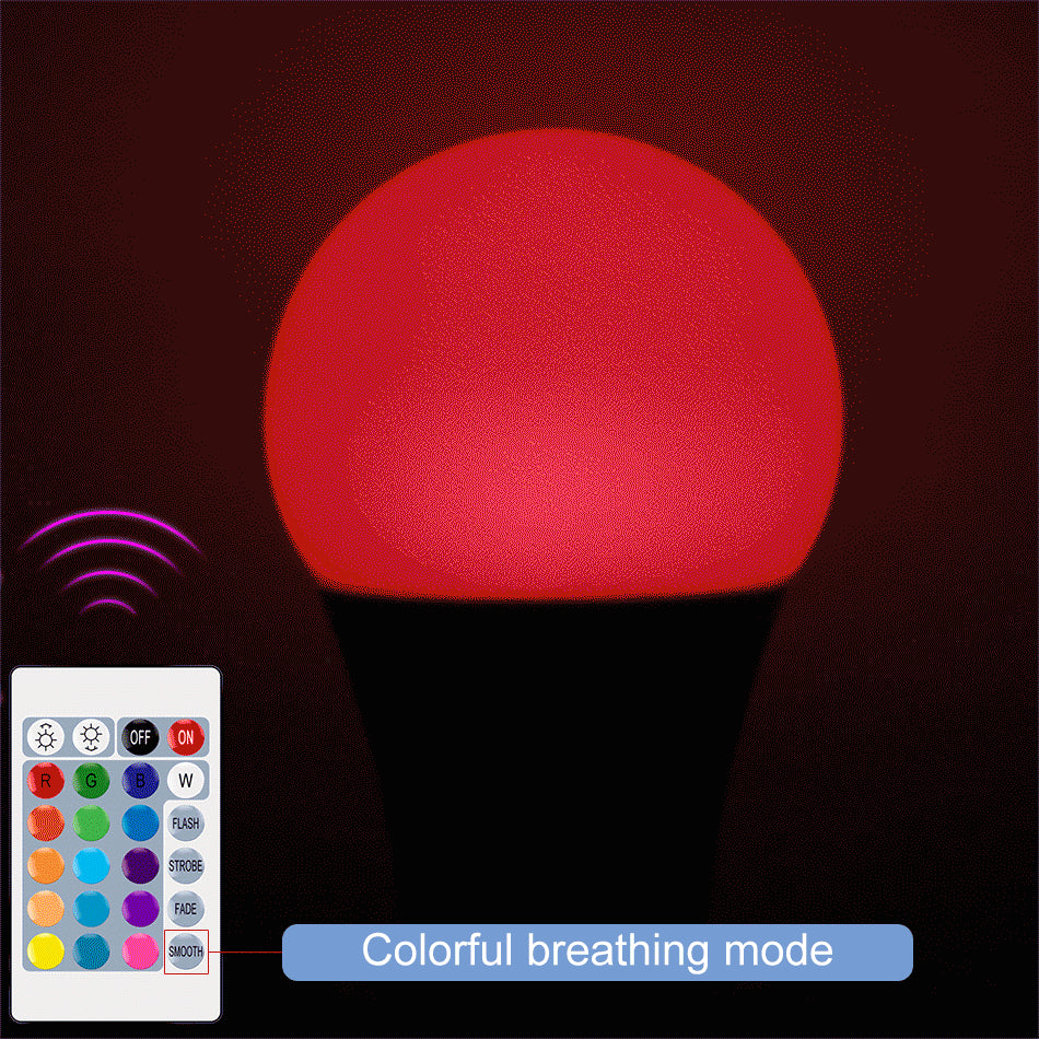 LED Bulb Lights Changeable Colorful Lamp