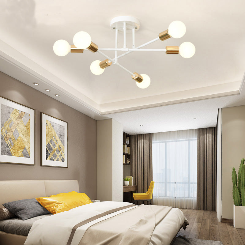 Modern Creative Lighting Warm And Romantic Golden Modern Ceiling Lamps