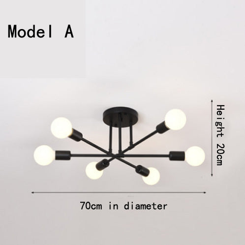 Modern Creative Lighting Warm And Romantic Golden Modern Ceiling Lamps