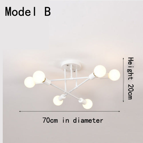 Modern Creative Lighting Warm And Romantic Golden Modern Ceiling Lamps