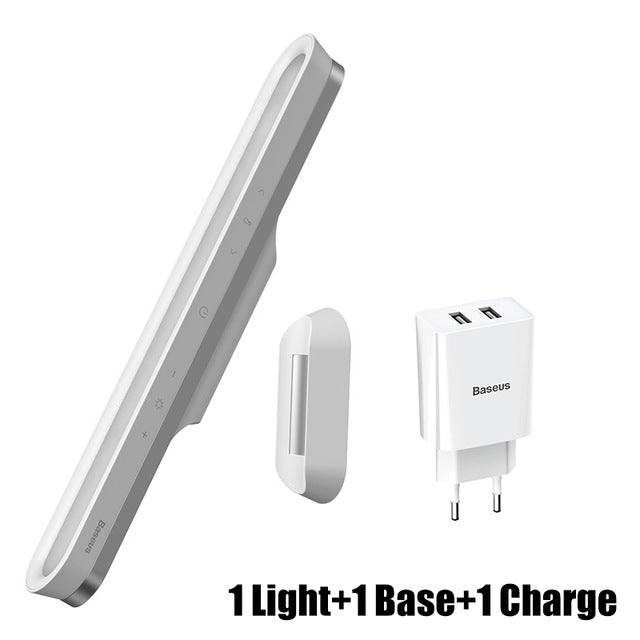 Desk Lamp Hanging Magnetic LED Table Lamp Chargeable Stepless Night Light For Closet Wardrobe Lamp