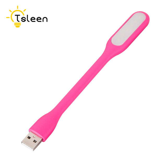 Portable Mini USB Light Ultra Bright Flexible DC5V 1.2W LED Lamp Booking Light with USB for Power Bank Computer Accessories