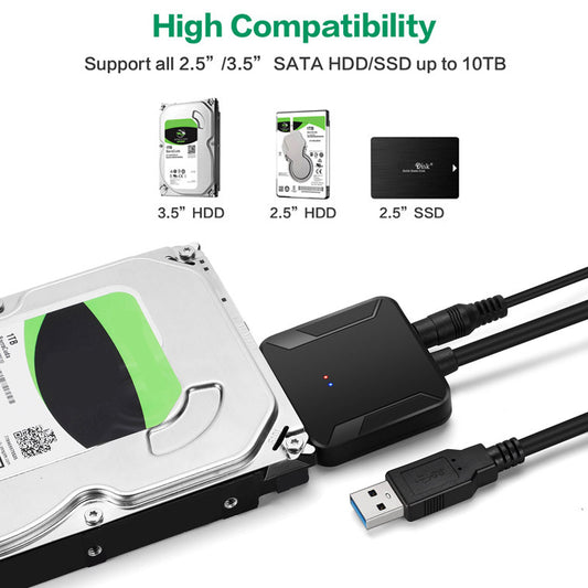 USB 3.0 To Sata Cable Computer Accessories Adapter Convert External SSD HDD Adapter