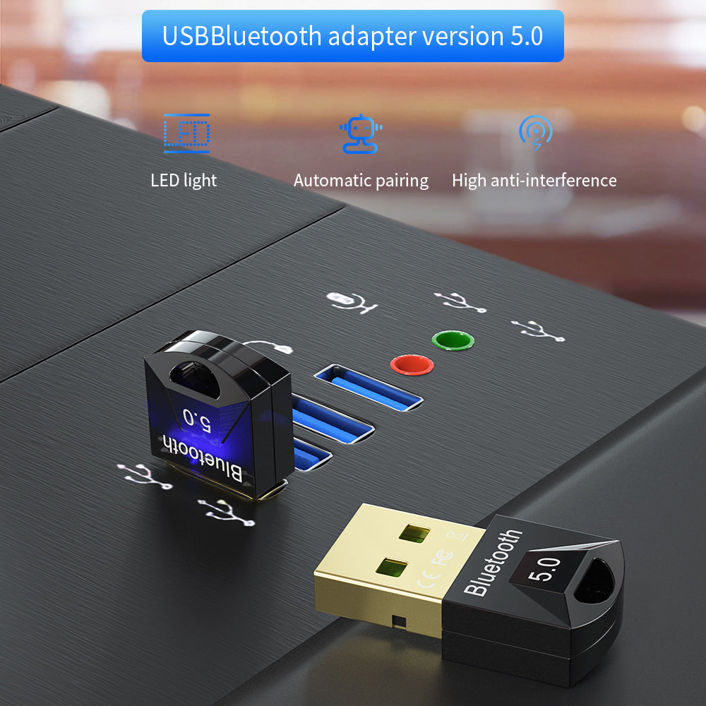 USB Bluetooth 5.0 Adapter Dongle For PC Computer