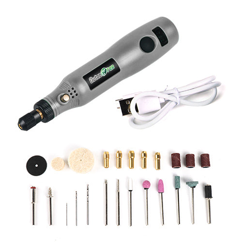 Mini Wireless Drill Electric Carving Pen Variable Speed USB Cordless Drill Rotary Tools Kit