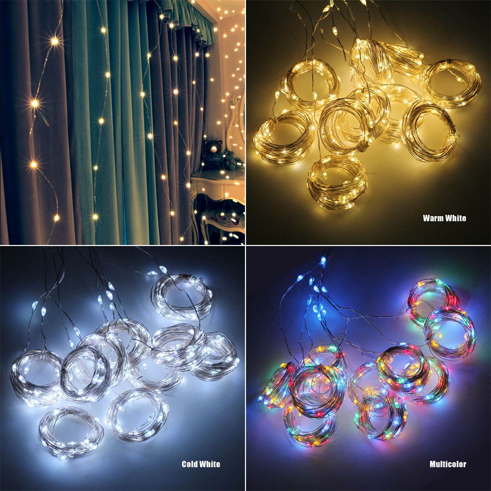 3M LED Curtain Garland USB String Lights Fairy Festoon With Remote