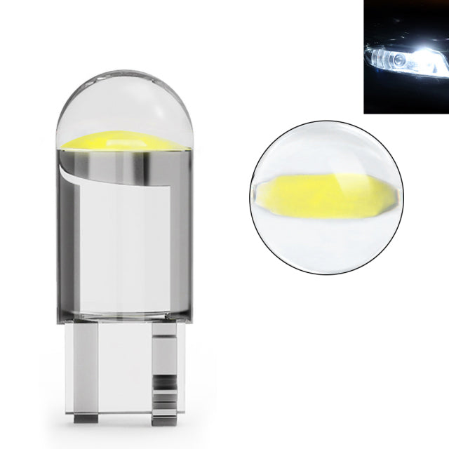 Super Bright LED Glass Housing Cob Car Bulb White Green Blue Red Wedge License Plate Lamp Dome Light