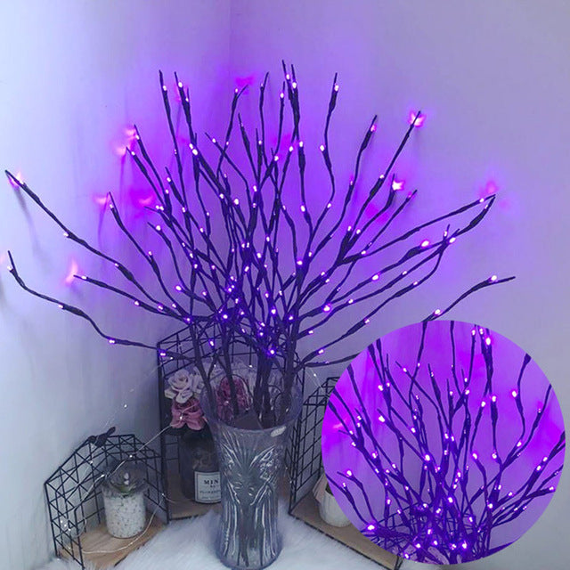 LED Simulation Tree Branch Light String Christmas Decorations for Home