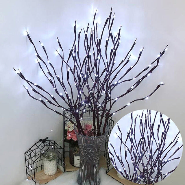 LED Simulation Tree Branch Light String Christmas Decorations for Home