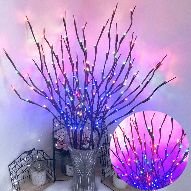 LED Simulation Tree Branch Light String Christmas Decorations for Home