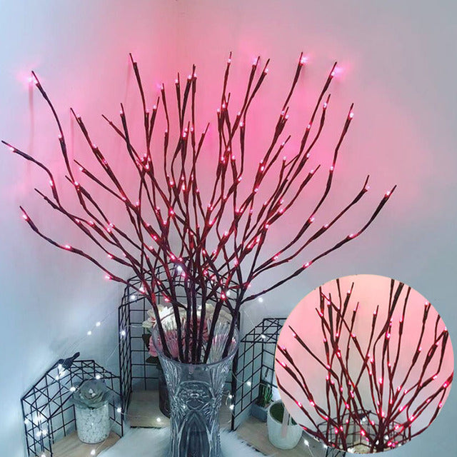 LED Simulation Tree Branch Light String Christmas Decorations for Home