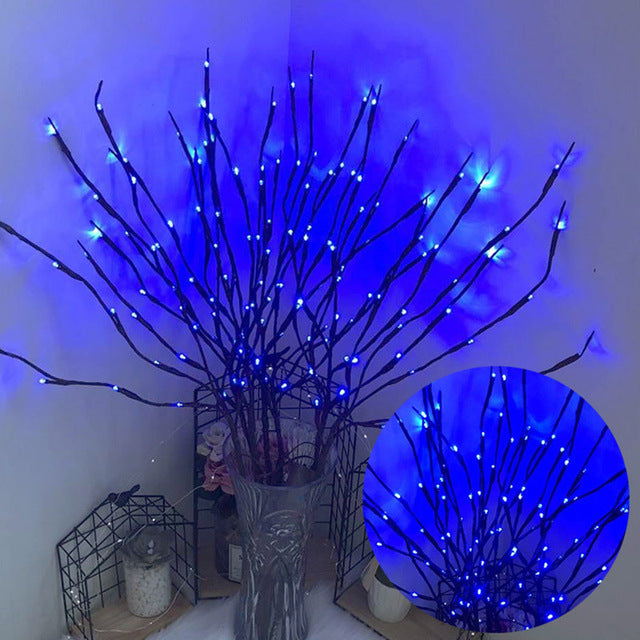 LED Simulation Tree Branch Light String Christmas Decorations for Home