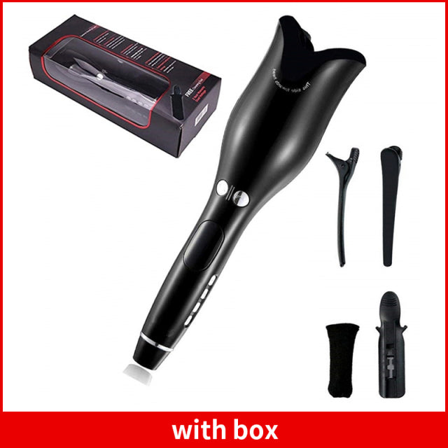 Multi-Automatic Hair Curler Hair Curling Iron LCD Ceramic Rotating Hair Waver