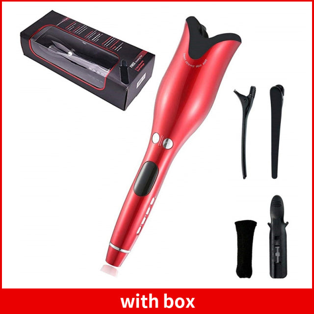 Multi-Automatic Hair Curler Hair Curling Iron LCD Ceramic Rotating Hair Waver