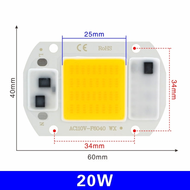 LED Lamp Smart IC  LED Bulb  for Flood Light Spotlight Diy Lighting