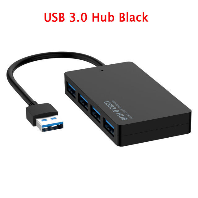 HUB USB 3.0 Laptop PC High Speed External 4 Ports Adapter