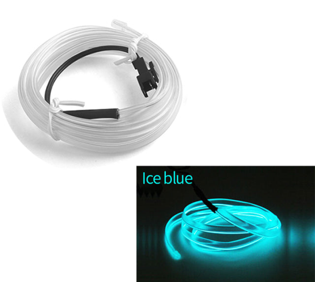 Car Interior Led Decorative Lamp EL Wiring Neon Strip