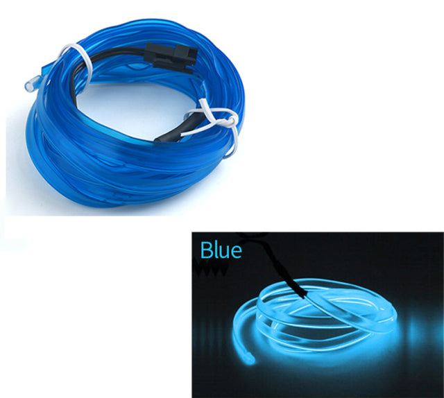 Car Interior Led Decorative Lamp EL Wiring Neon Strip