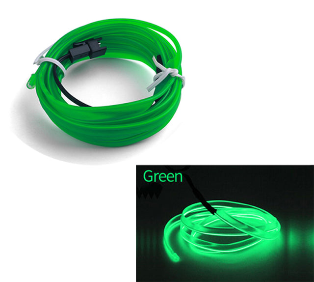 Car Interior Led Decorative Lamp EL Wiring Neon Strip