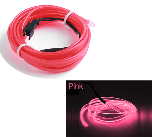 Car Interior Led Decorative Lamp EL Wiring Neon Strip