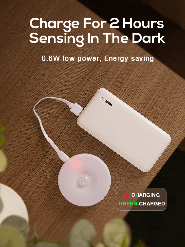 Bedroom Decor Night Lights Motion Sensor Night Lamp Children USB Charging