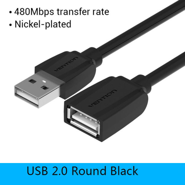 Vention USB Extension Cable Extender Cable Fast Speed USB