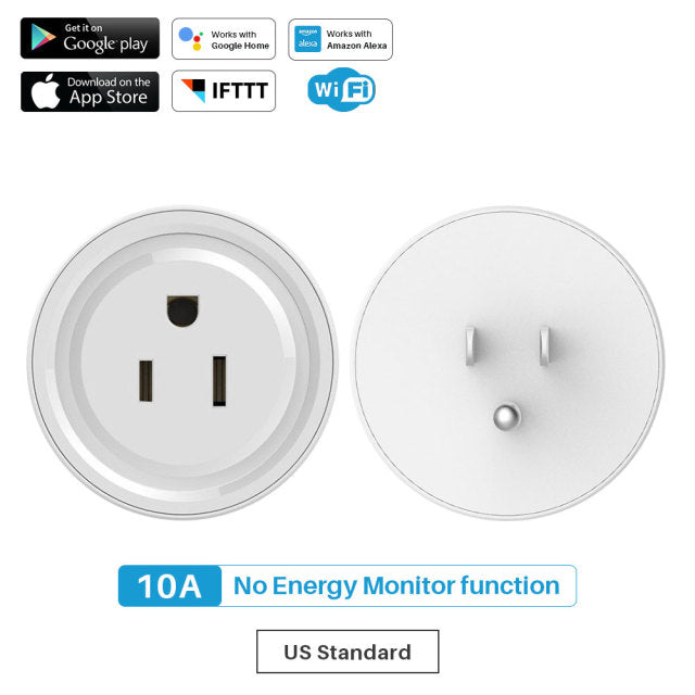 16A Zigbee / WiFi Smart Plug Socket With Power Energy Monitor EU Multi Plug