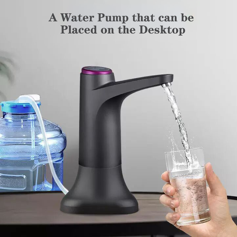 HiPiCok Water Dispenser USB Water Pump 19 Liters for Bottle Mini Automatic Electric Water Gallon Bottle Pump Drink Dispenser