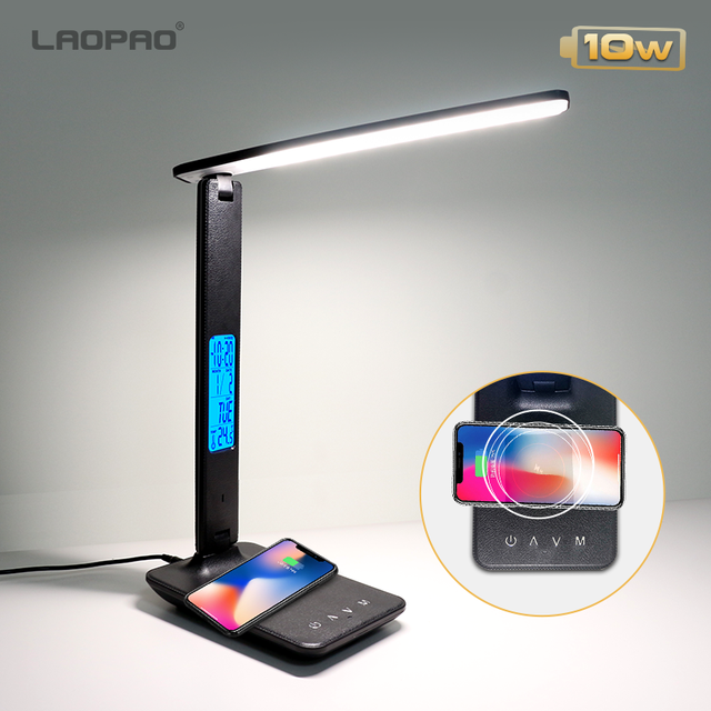 Wireless Charging LED Desk Lamp, Business Light Table Lamp