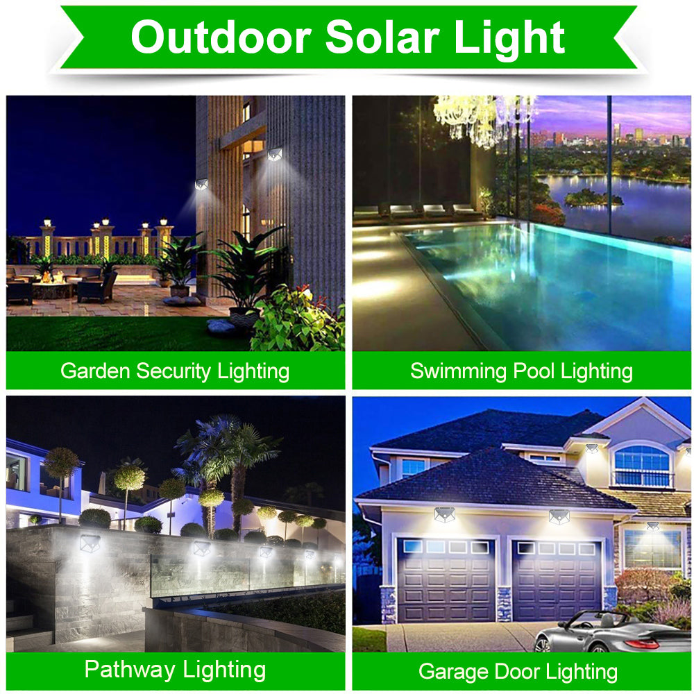 180 100 LED Solar Light Outdoor Solar Lamp with Motion Sensor Solar LED Light Waterproof